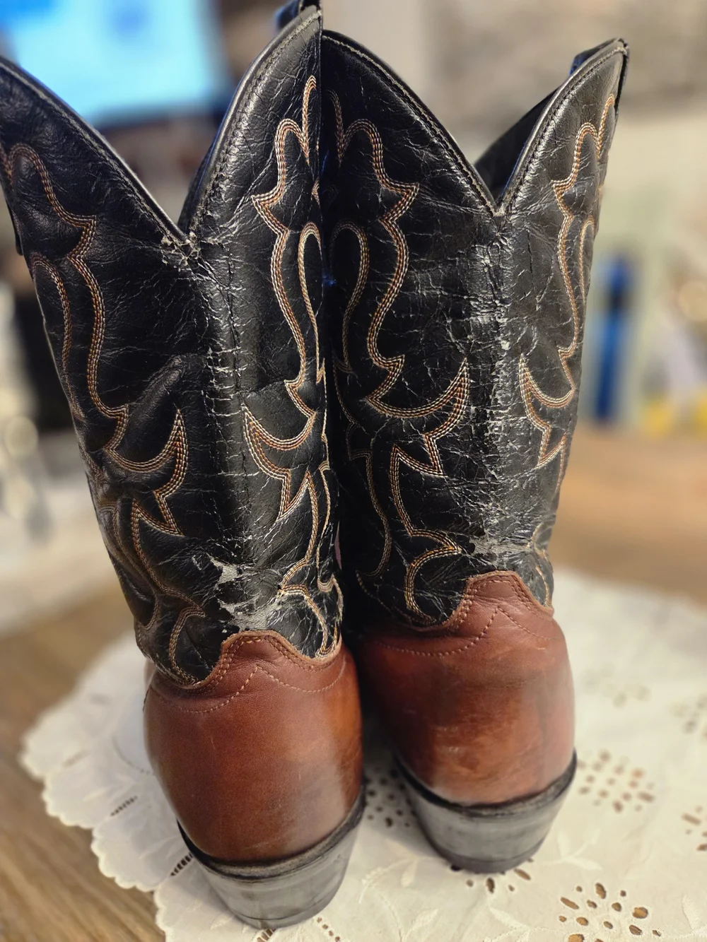 Laredo Mens Nashville Pointed Toe Cowboy Mid Calf Dress Boots Size 9.5 EW